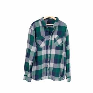 Vans Flannel Tailored Fit Long Sleeve Button Up